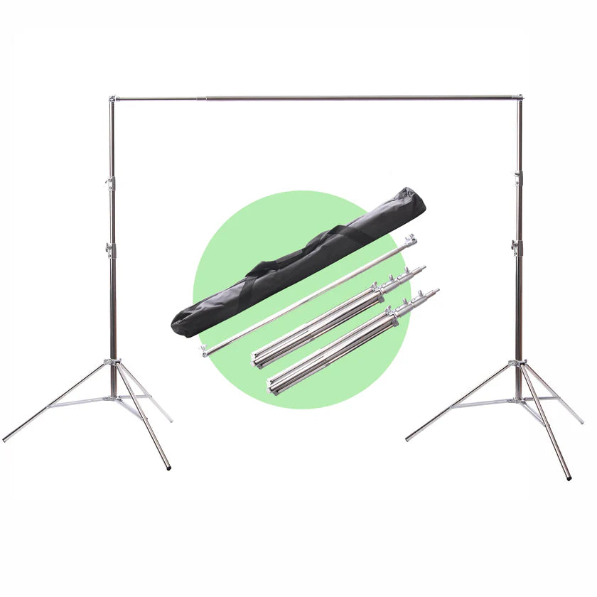 SBGS-288 Heavy-Duty Stainless Steel Backdrop Stand Support Kit