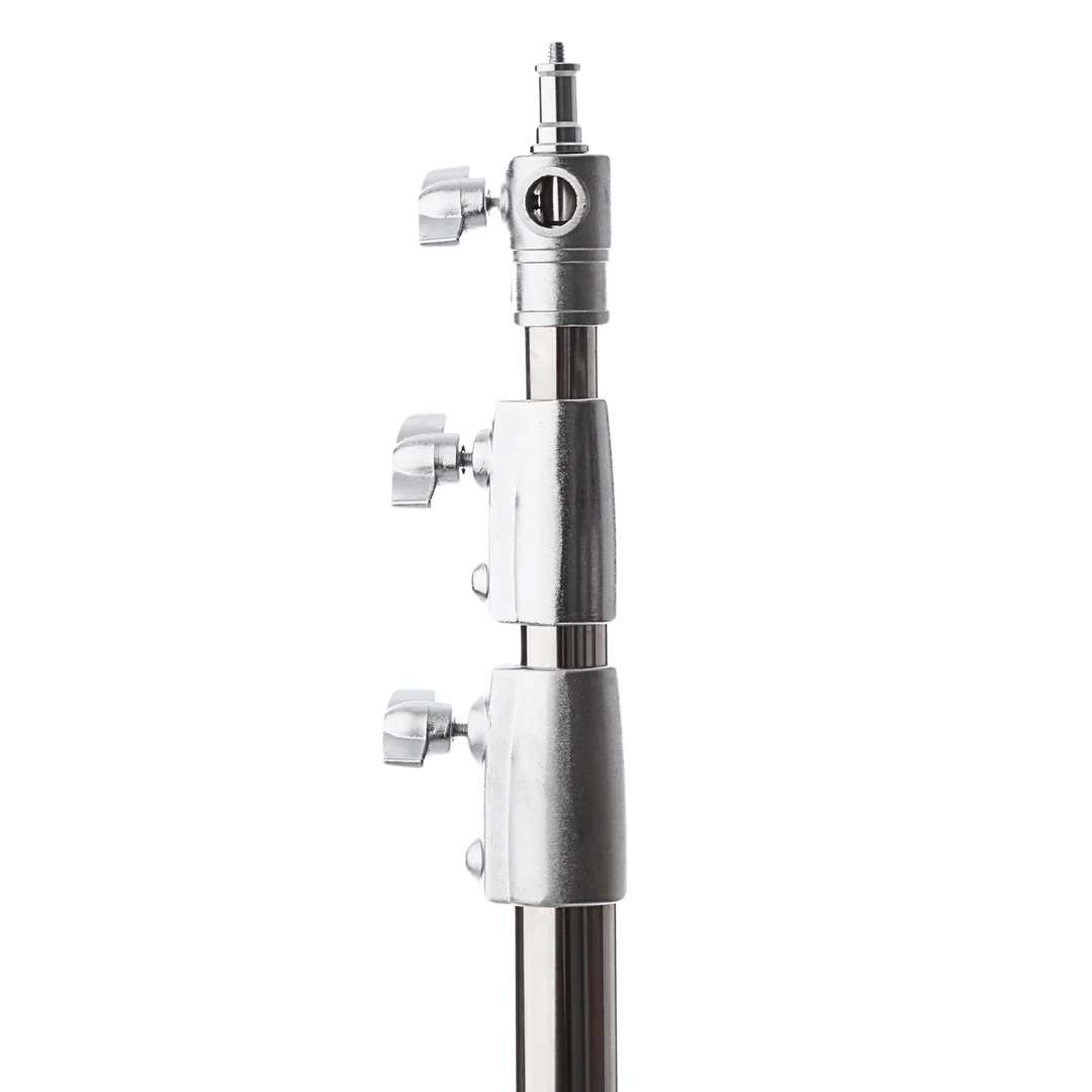 SSS-280 280CM STAINLESS STEEL SPRING-LOADED LIGHT STAND