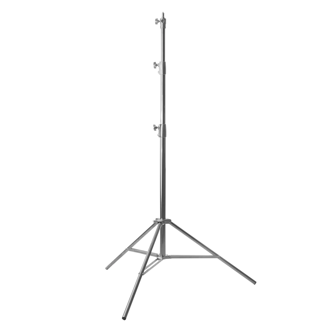 SSS-280 280CM STAINLESS STEEL SPRING-LOADED LIGHT STAND