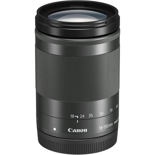 Canon EF-M 18-150mm f/3.5-6.3 IS STM Lens (Graphite) Camera tek