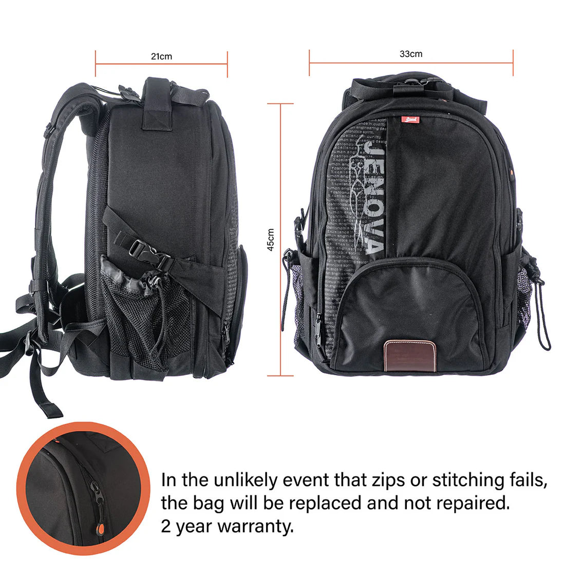 Jenova Niagra Extra Large DSLR/Laptop Backpack