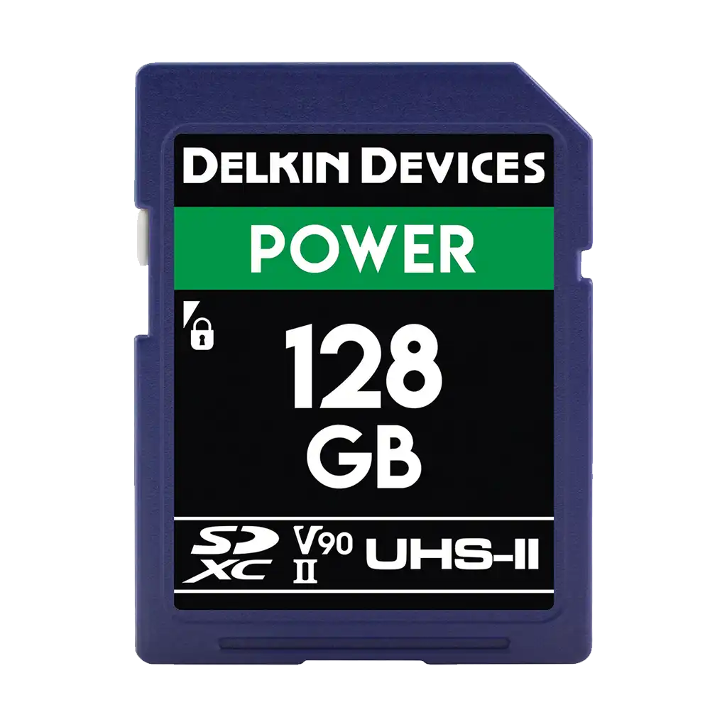 DELKIN DEVICES POWER 128GB UHS-II SDXC MEMORY CARD