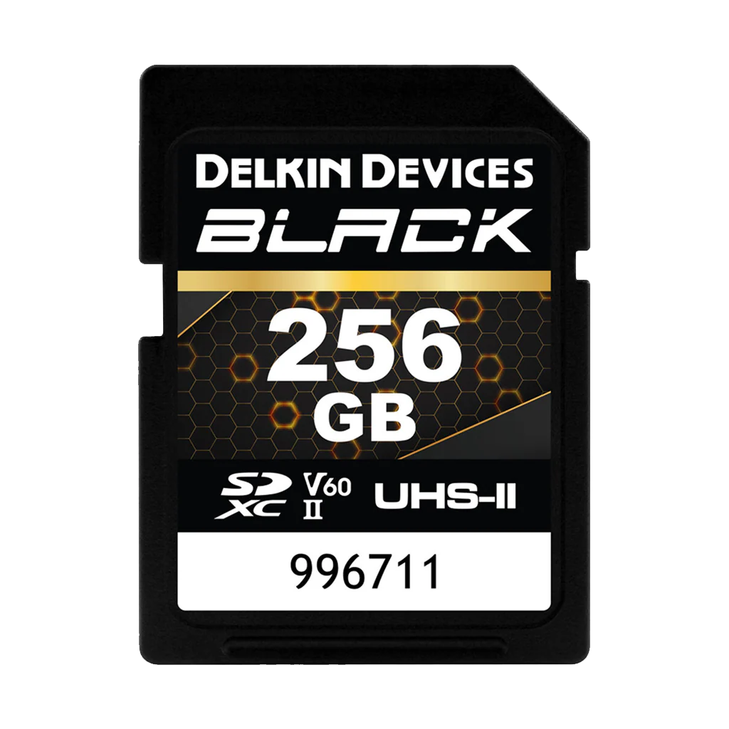 DELKIN DEVICES BLACK RUGGED 256GB UHS-II SDXC V60 MEMORY CARD Camera tek