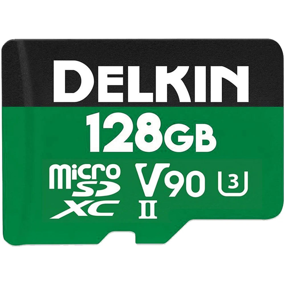 DELKIN DEVICES POWER 128GB UHS-II V90 MICRO SD
