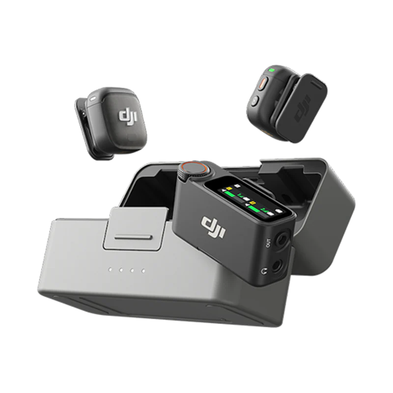 DJI Mic 3 2-Person Compact Digital Wireless Microphone System/Recorder for Camera and Smartphone (2.4 GHz)