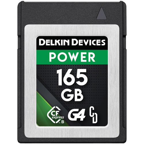 Delkin Devices 165GB POWER CFexpress Type B Memory Card Camera tek