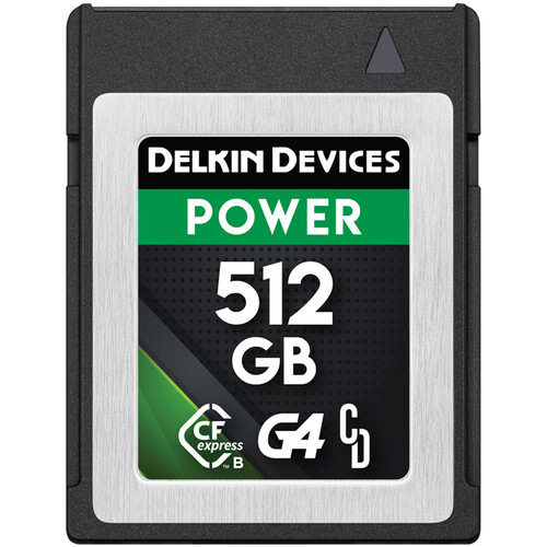 Delkin Devices 512GB POWER CFexpress Type B Memory Card Camera tek