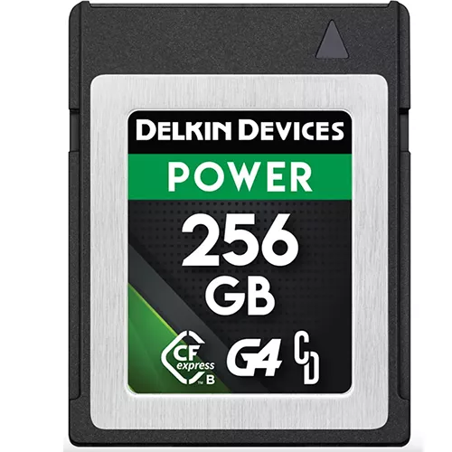 DELKIN DEVICES POWER CFEXPRESS TYPE B CARD 256GB G4 MEMORY CARD