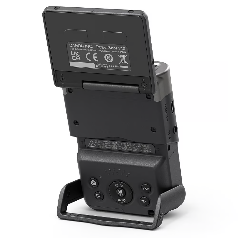 Canon PowerShot V10 Vlog Camera Kit (Black) Camera tek
