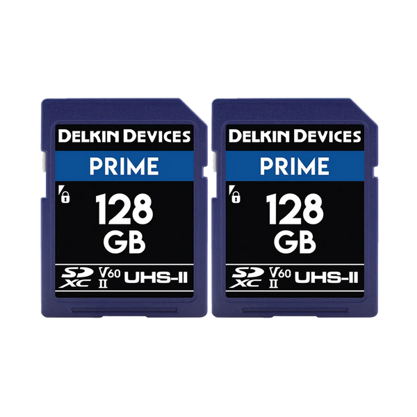 Delkin Devices 128GB Prime (Twin Pack) High-Speed Cards
