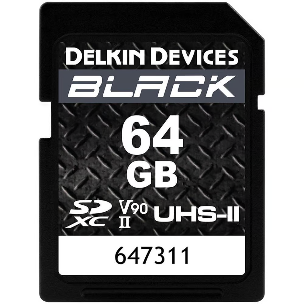 DELKIN BLACK RUGGED UHS-II 64GB 300MB/SMEMORY CARD Camera tek