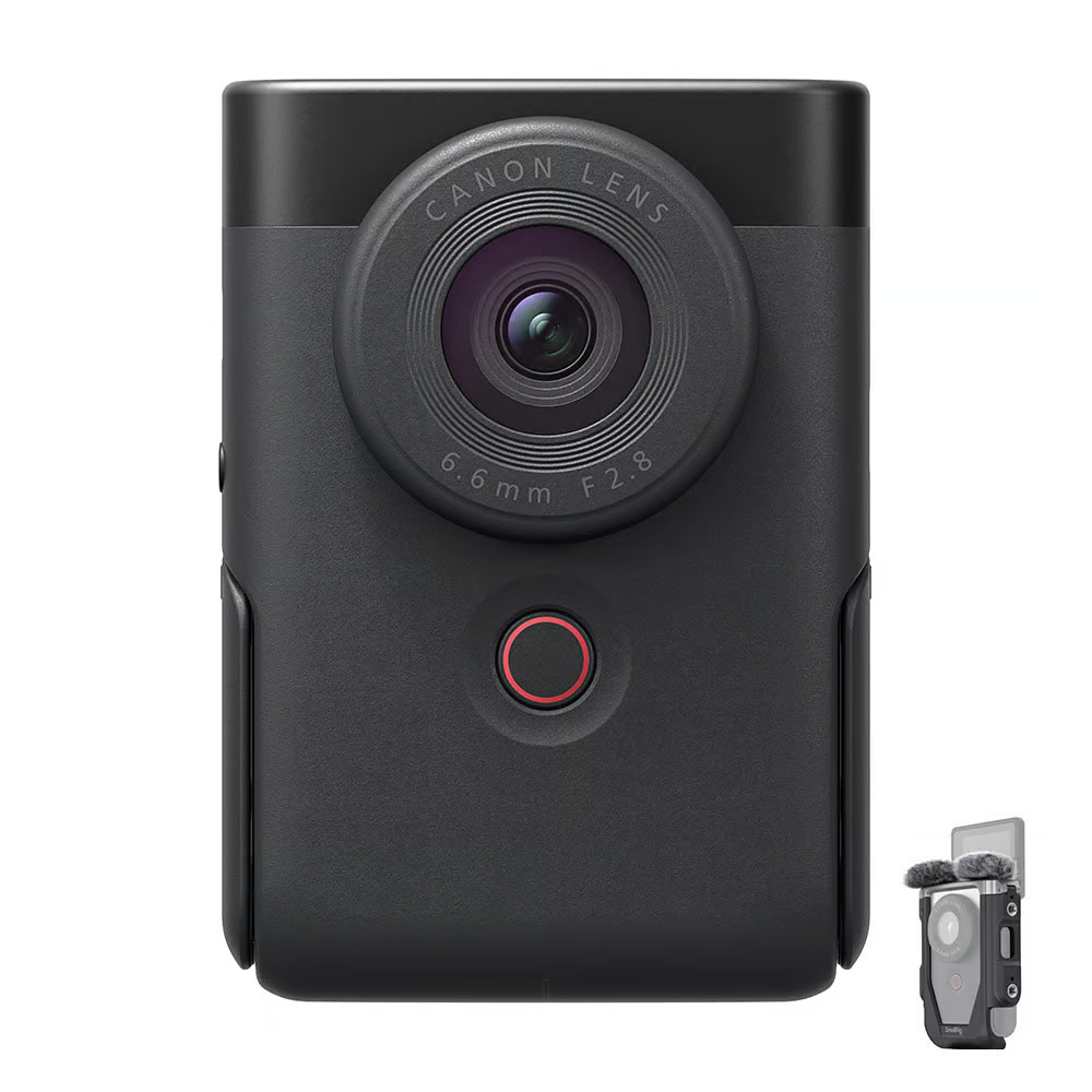 Canon PowerShot V10 Advanced Vlogging Kit (Black) Camera tek