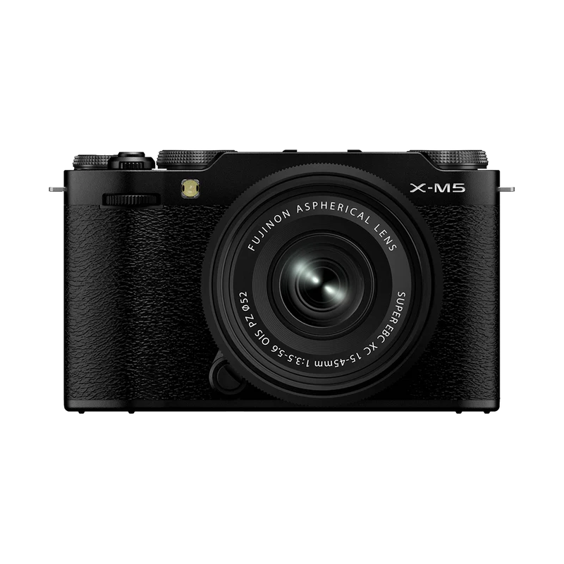 FUJIFILM X-M5 WITH XC 15-45MM F3.5-5.6 OIS PZ (BLACK)