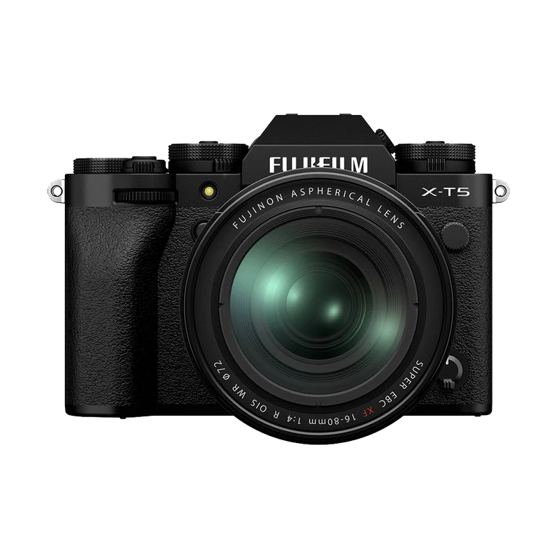 Fujifilm X-T5 Mirrorless Digital Camera with 16-80mm Lens (Black) Rental - From R950 P/DAY