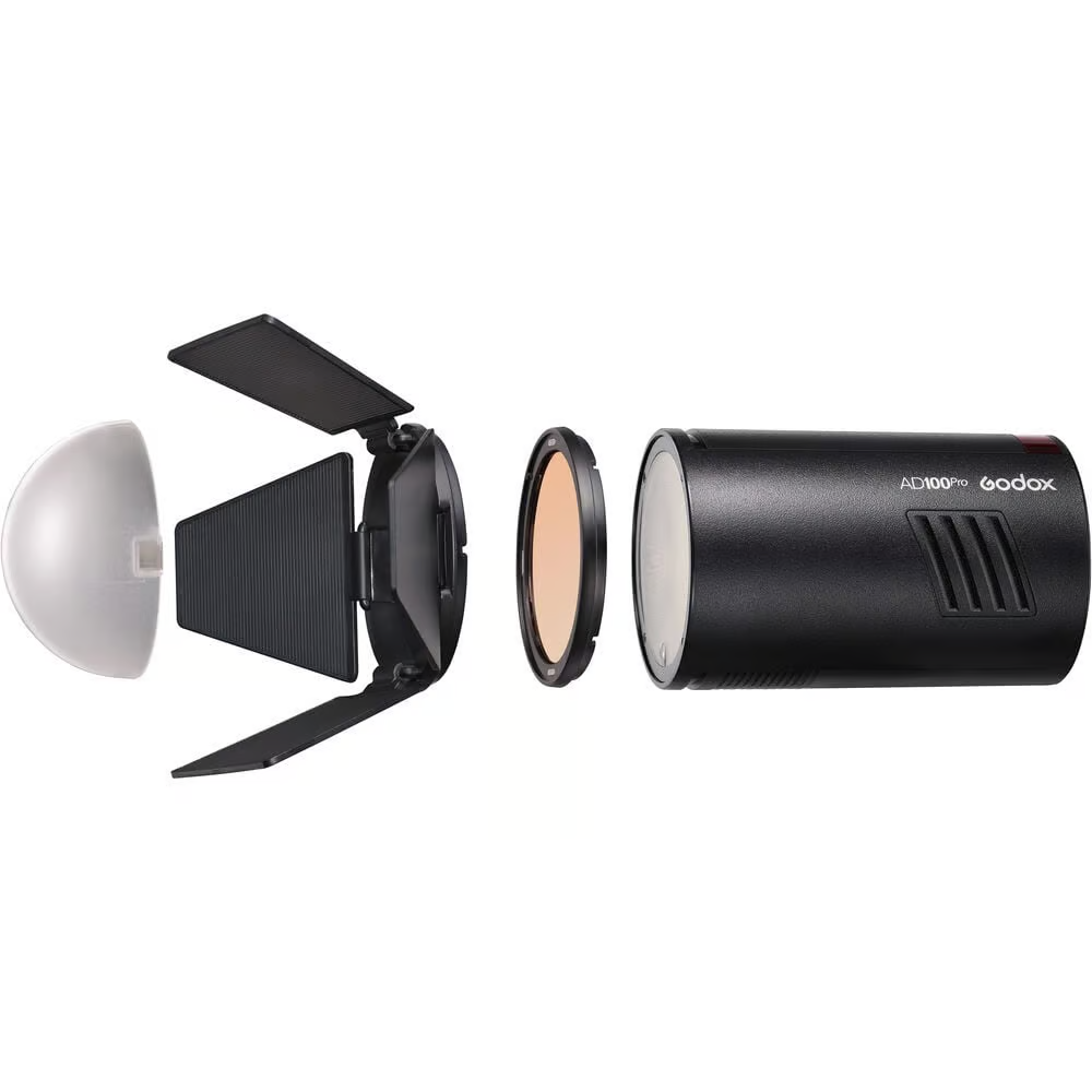 Godox AD100Pro Pocket Flash 2-Light Kit Camera tek