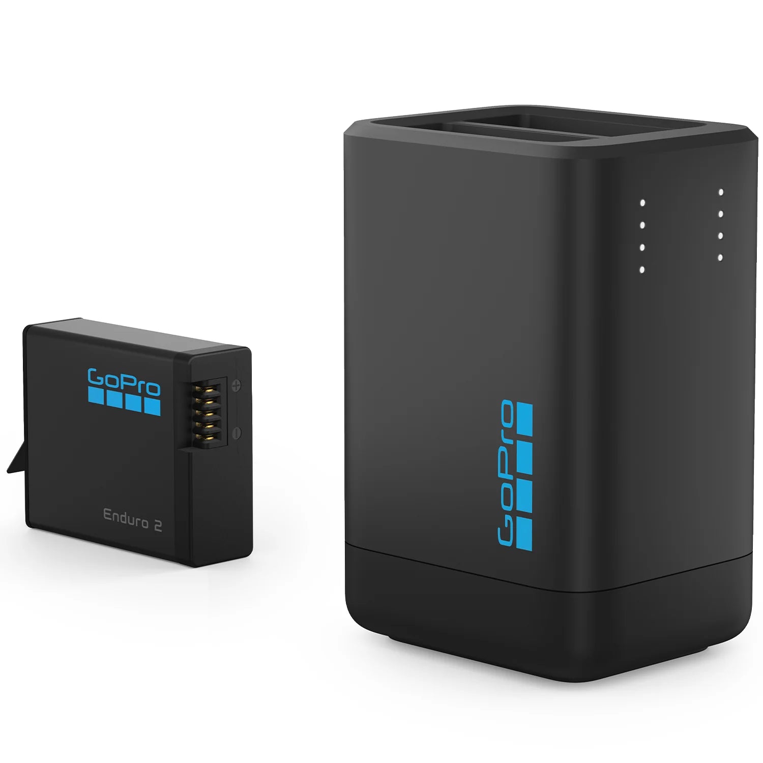 GoPro Dual-Battery Charger with Enduro 2 Battery for Mission 1 & HERO13