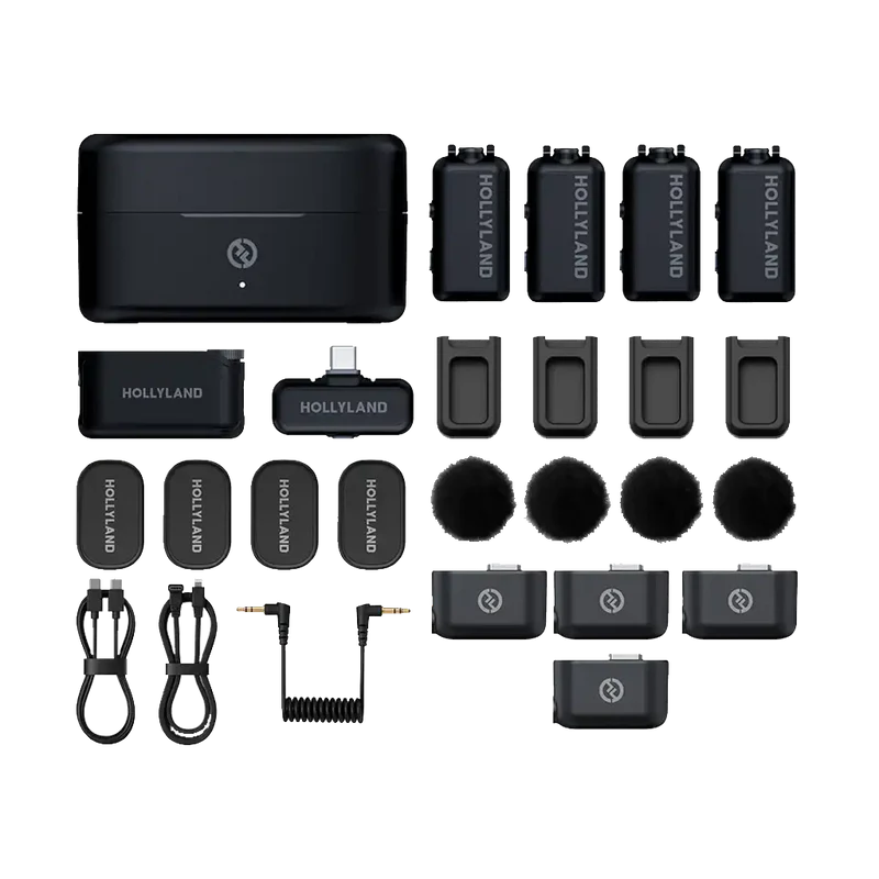HOLLYLAND LARK MAX 2 COMBO 4-PERSON WIRELESS MICROPHONE Rental - From R450 P/DAY