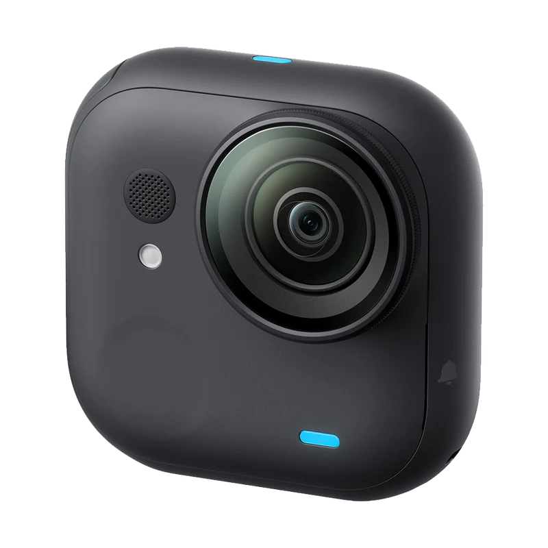 Supporto Di Ricarica Magnetico Per Insta360 GO Ultra – Compatto 2x4x6 Cm In ABS, Con Foro Per Cordino, Nero
