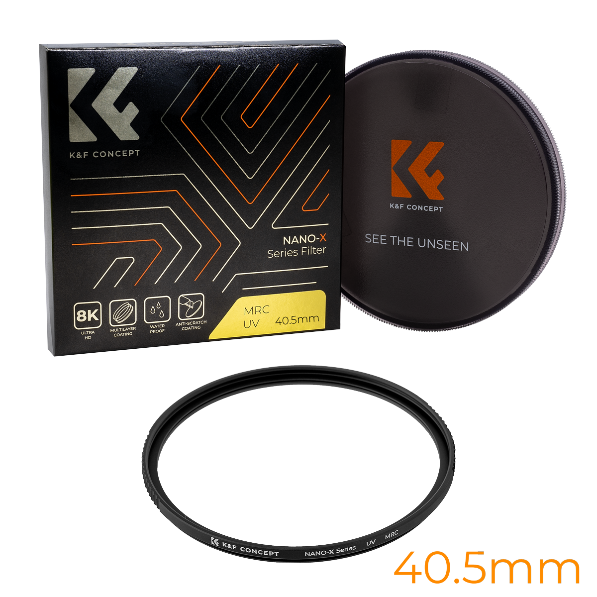 K&F CONCEPT NANO-X MRC UV 40.5MM FILTER KF01.980