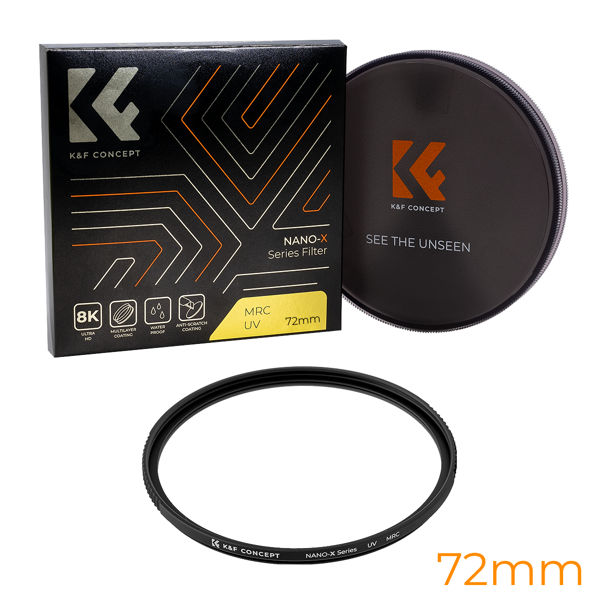 K&F CONCEPT NANO-X MRC UV 72MM FILTER