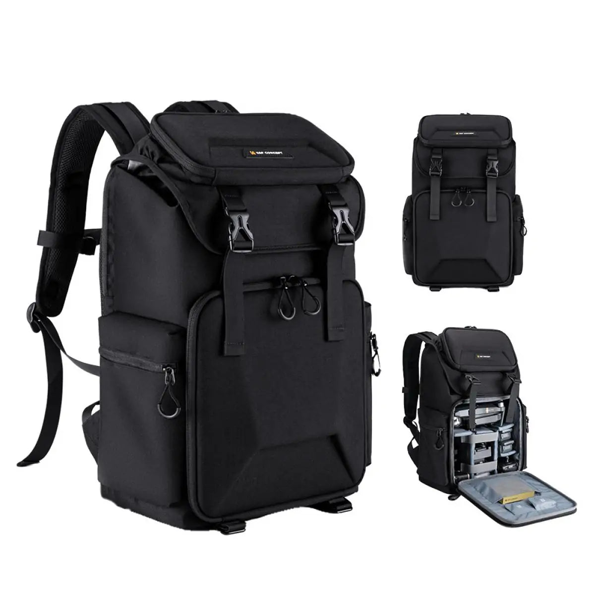 K&F ALL-DAY-SHOOTER PHOTOGRAPHERS BACKPACK - BLACK