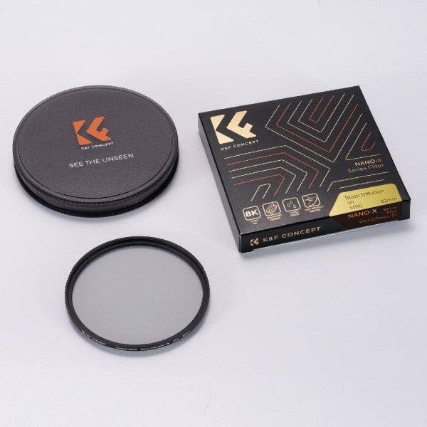 K&F DIFFUSION BLACK MIST EFFECT 1/4 82MM FILTER