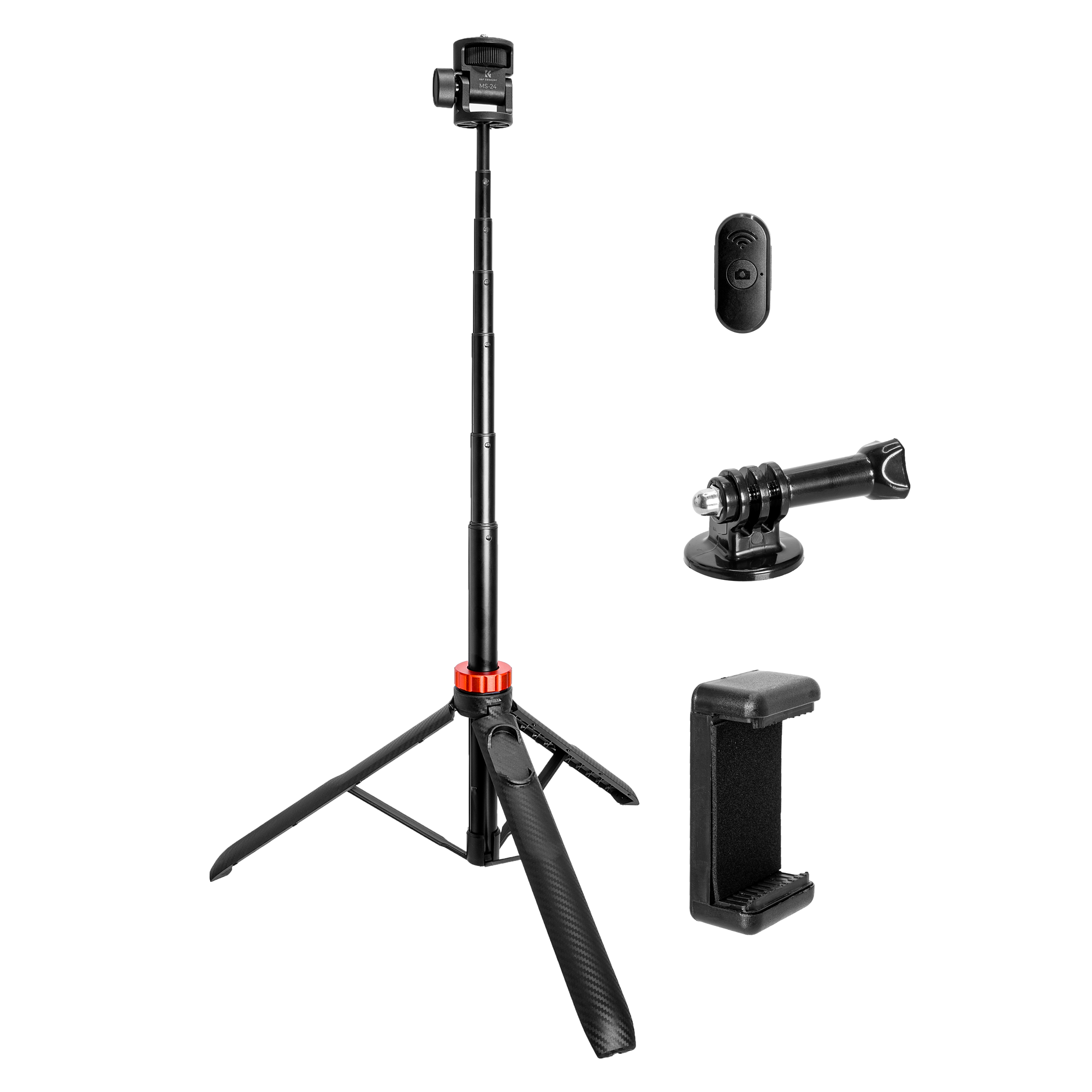 K&F 175CM SELFIE STICK TRIPOD+REMOTE+PHONE MOUNT WITH REMOTE AND PHONE MOUNT