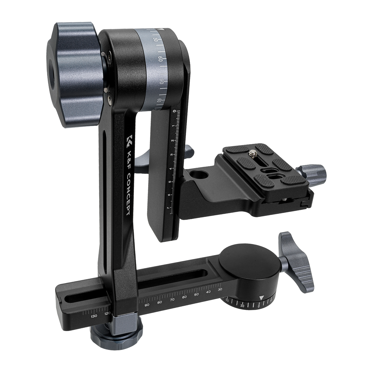 K&F GIMBAL HEAD ADJUSTABLE ON 3 AXES FOR LONG LENS PHOTOGRAPHY