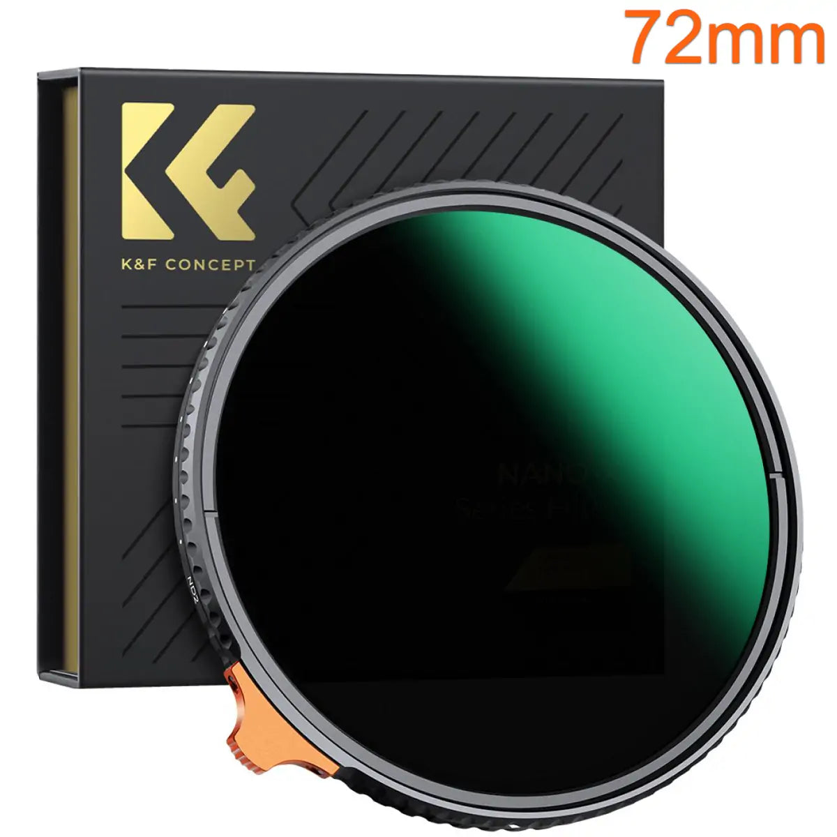 K&F CONCEPT VARIABLE ND2-400 NANO-X 72MM FILTER NANO-X SERIES
