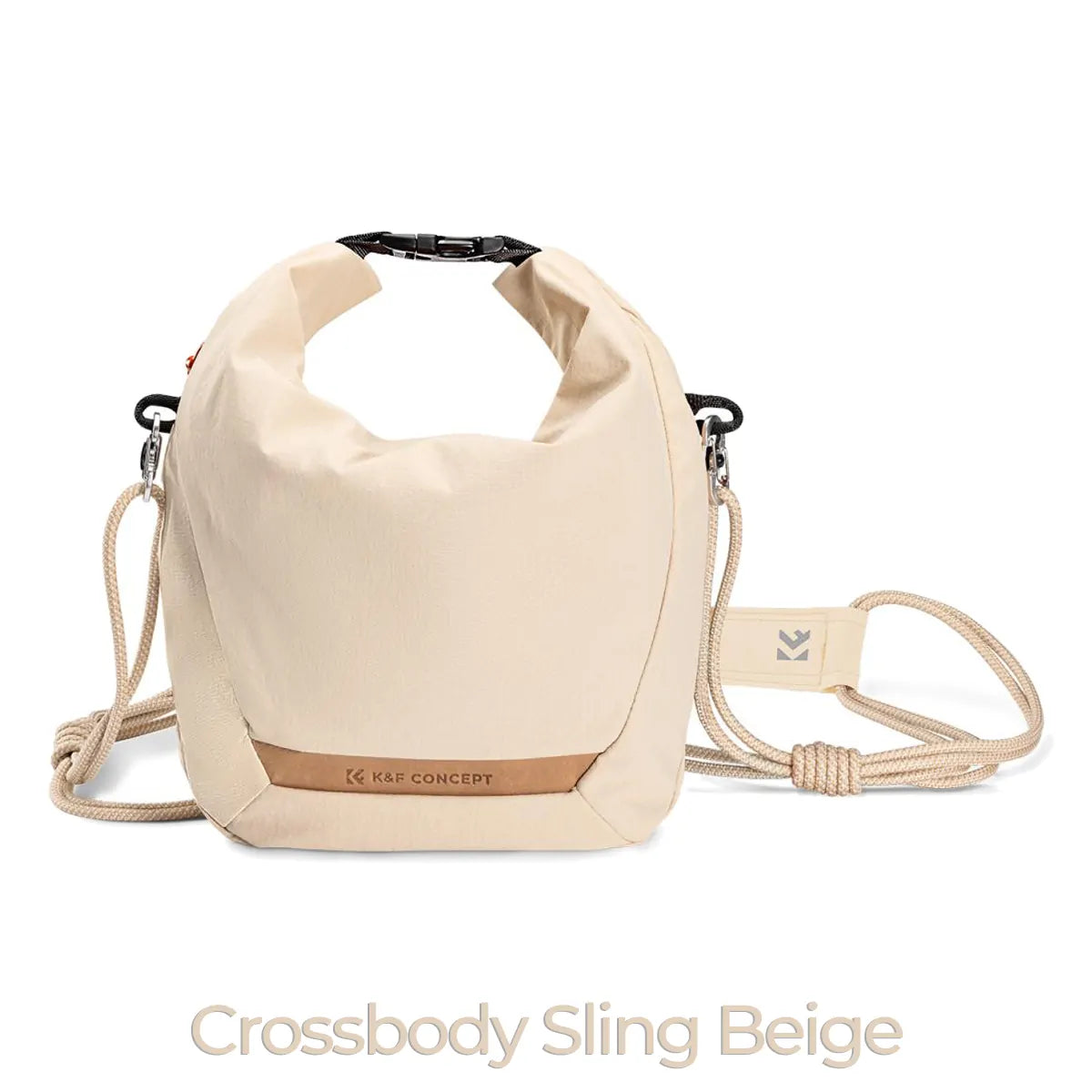 K&F URBAN WANDER U11 COMPACT 5L SLINGBAG - BEIGE