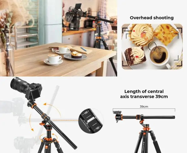 K&F PRO-REACH TRIPOD WITH MONOPO