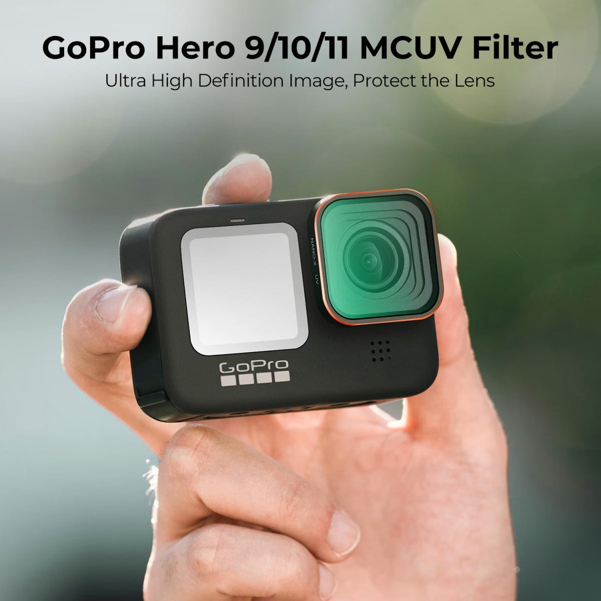 K&F UV FILTER FOR GOPRO HERO9,10,11,12,13 NANO X-SERIES Camera tek