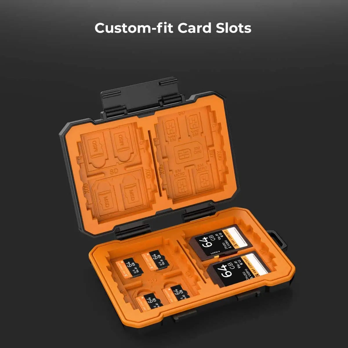 K&F X2 PROTECTIVE MEMORY CARD CASE FOR DIGITAL RECORDING MEDIA Camera tek