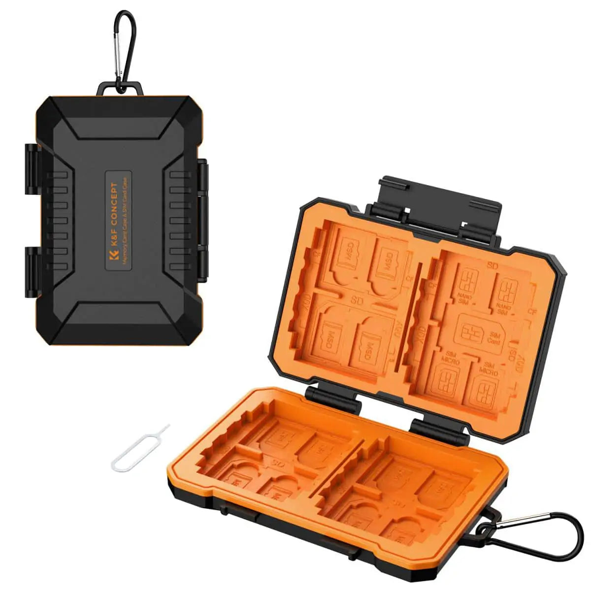 K&F X2 PROTECTIVE MEMORY CARD CASE FOR DIGITAL RECORDING MEDIA