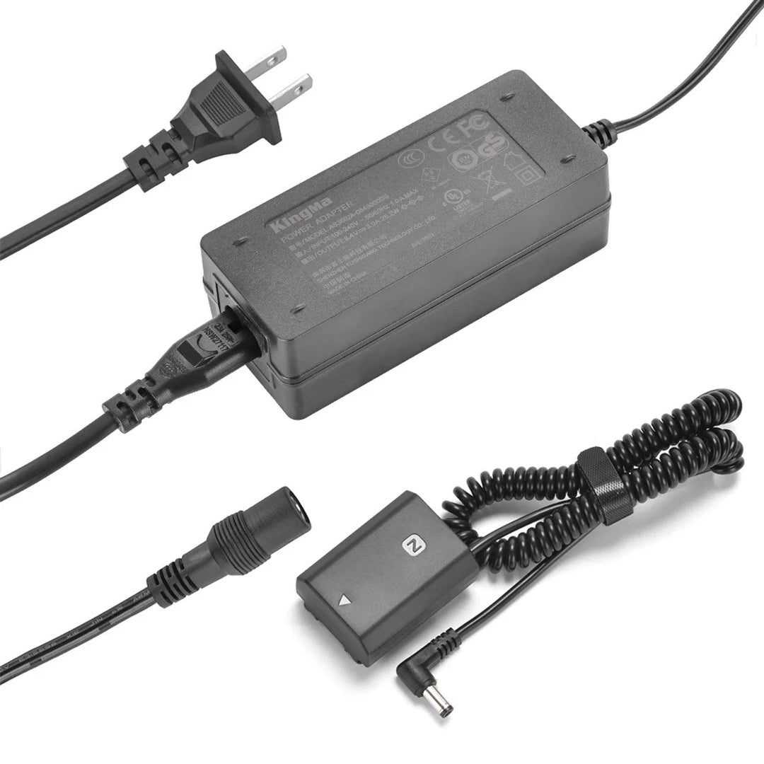 KINGMA DC TO NP-FZ100 DUMMY BATTERY COUPLER + AC POWER SUPPLY