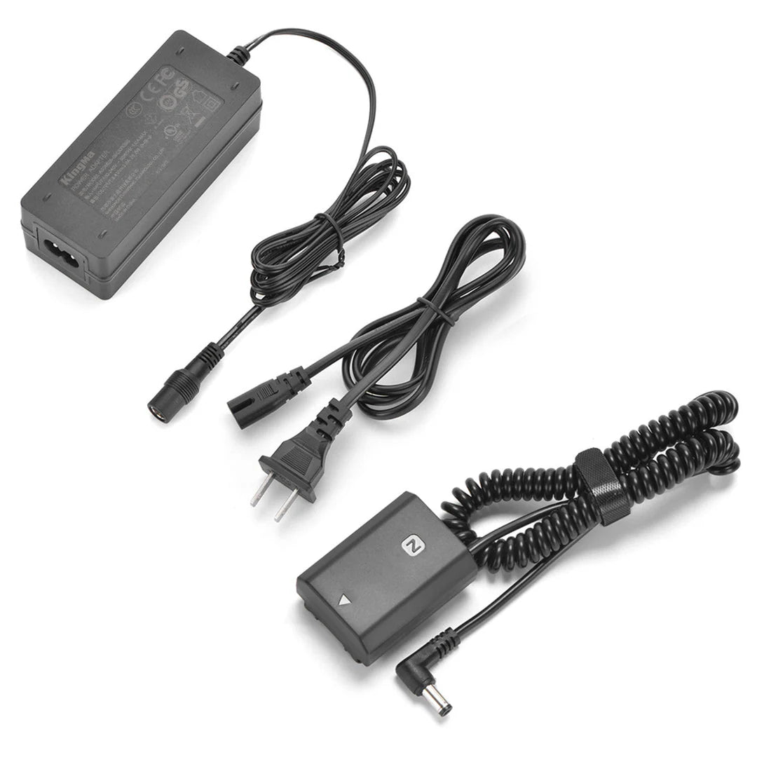 KINGMA DC TO NP-FZ100 DUMMY BATTERY COUPLER + AC POWER SUPPLY