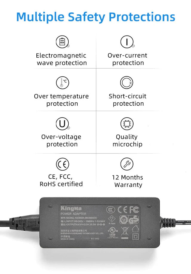 KINGMA DR-LPE17-M CANON LP-E17 DUMMY BATTERY WITH AC POWER SUPPLY