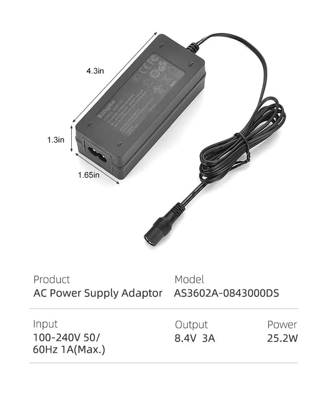 KINGMA DR-LPE17-M CANON LP-E17 DUMMY BATTERY WITH AC POWER SUPPLY