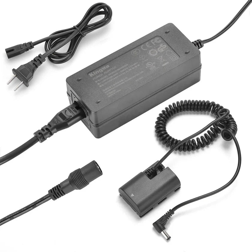 KINGMA DR-LPE6 LP-E6 CANON DUMMY BATTERY + AC POWER SUPPLY WITH PLUG