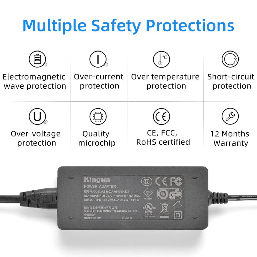 KINGMA DR-LPE6 LP-E6 CANON DUMMY BATTERY + AC POWER SUPPLY WITH PLUG Camera tek