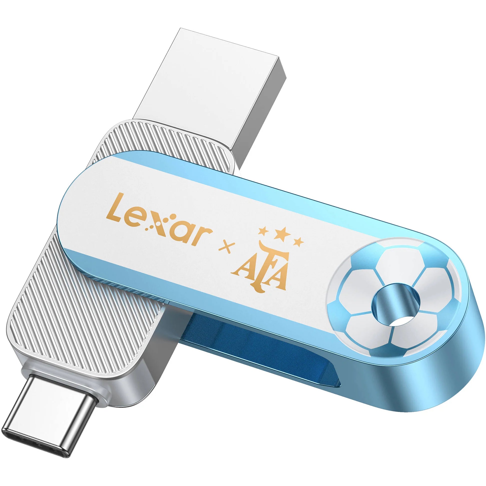 LEXAR JUMPDRIVE DUAL DRIVE D500 - 128GB - AFA USB 3.2 DUAL TYPE-C AND TYPE-A Camera tek
