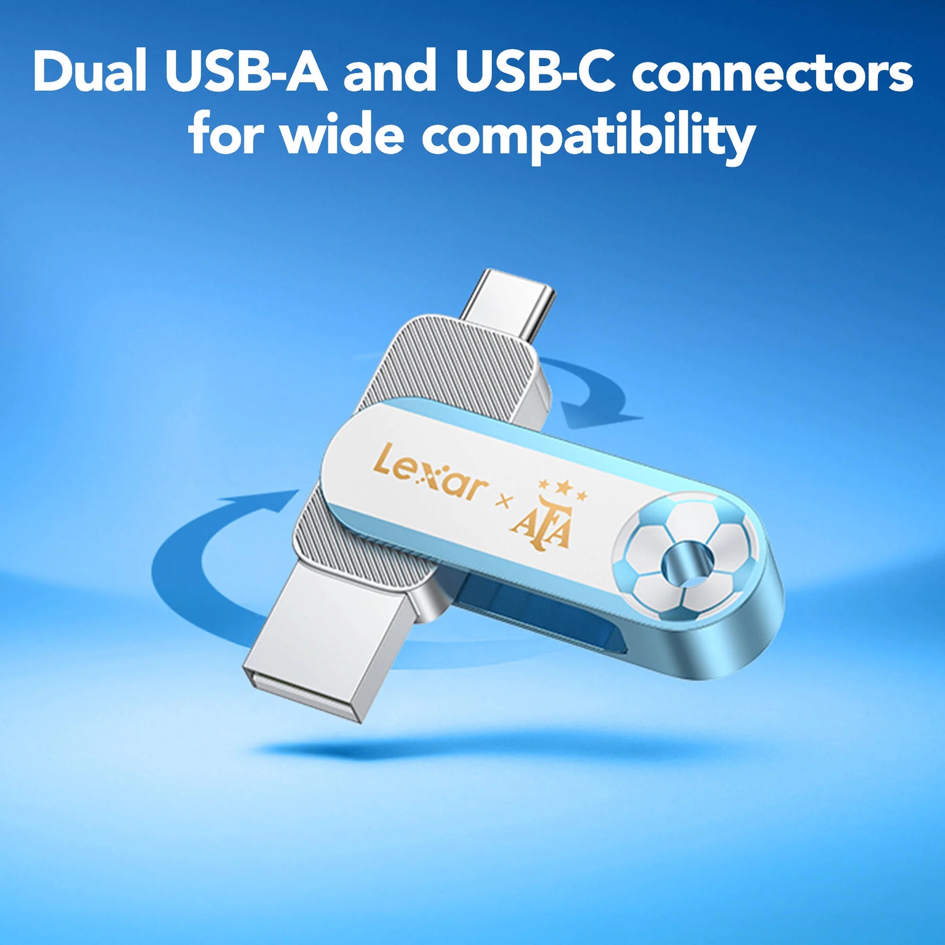 LEXAR JUMPDRIVE DUAL DRIVE D500 - 128GB - AFA USB 3.2 DUAL TYPE-C AND TYPE-A Camera tek