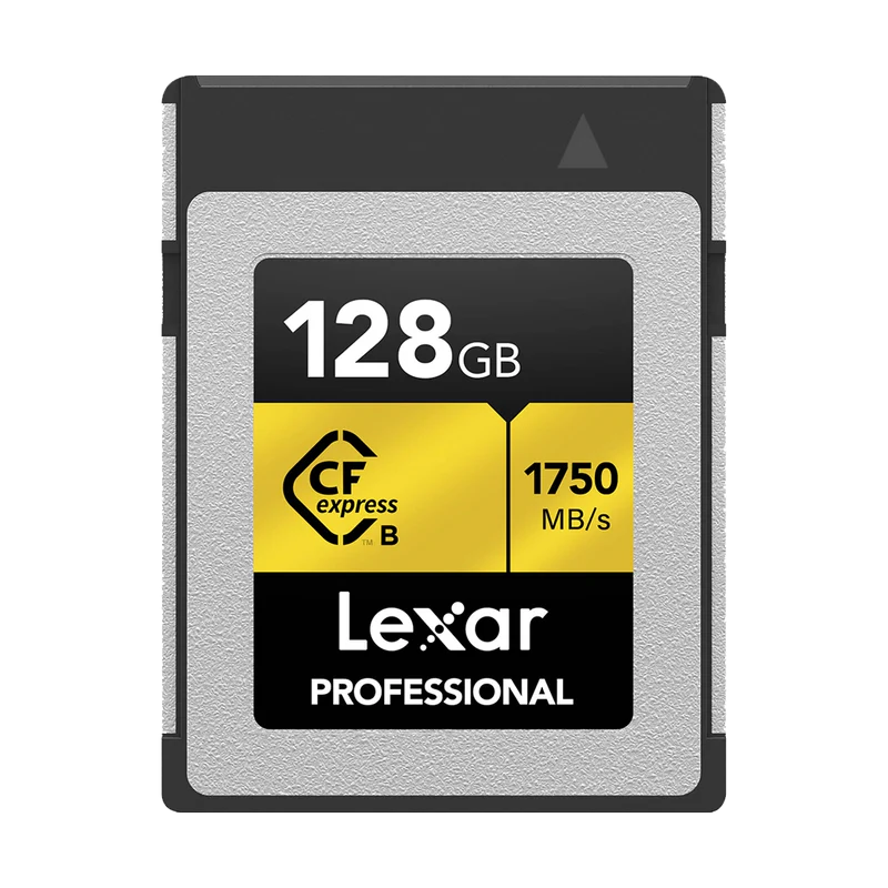 LEXAR PROFESSIONAL CFEXPRESS 128GB MEMORY CARD 1750MB/S TYPE B GOLD