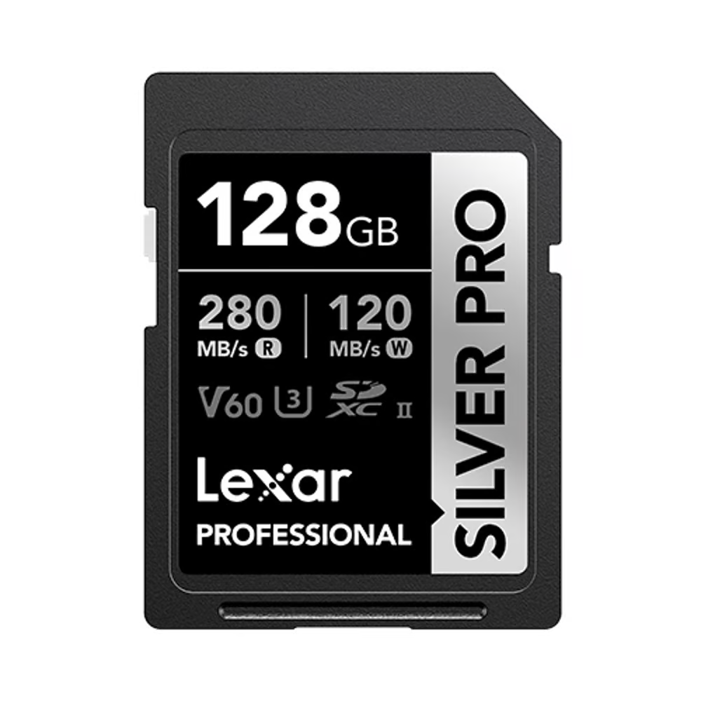 LEXAR SILVER PRO SDXC UHS-II 128GB MEMORY CARD