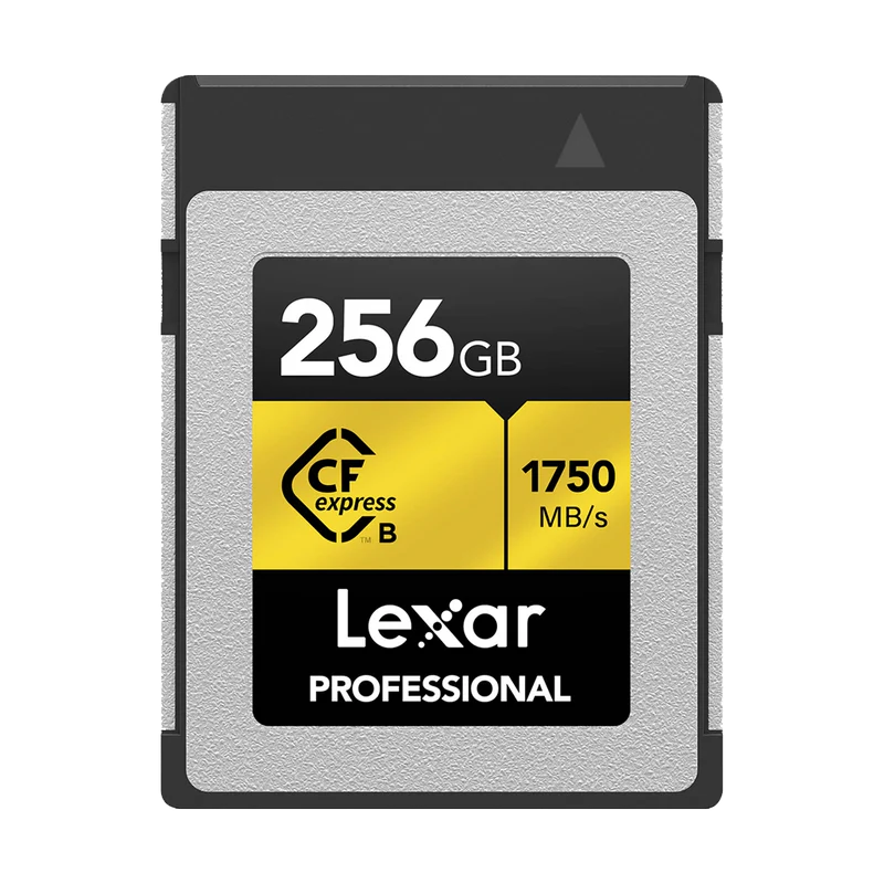 LEXAR PROFESSIONAL CFEXPRESS 256GB MEMORY CARD 1750MB/S TYPE B GOLD