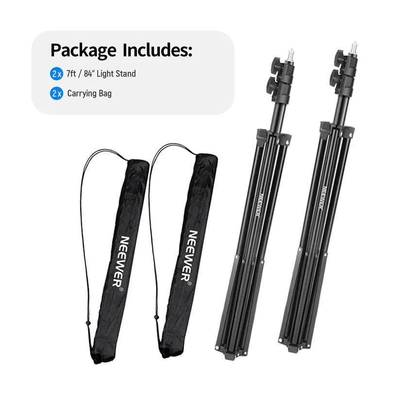 NEEWER 2-PACK ST210 210CM PHOTOGRAPHY LIGHT STAND