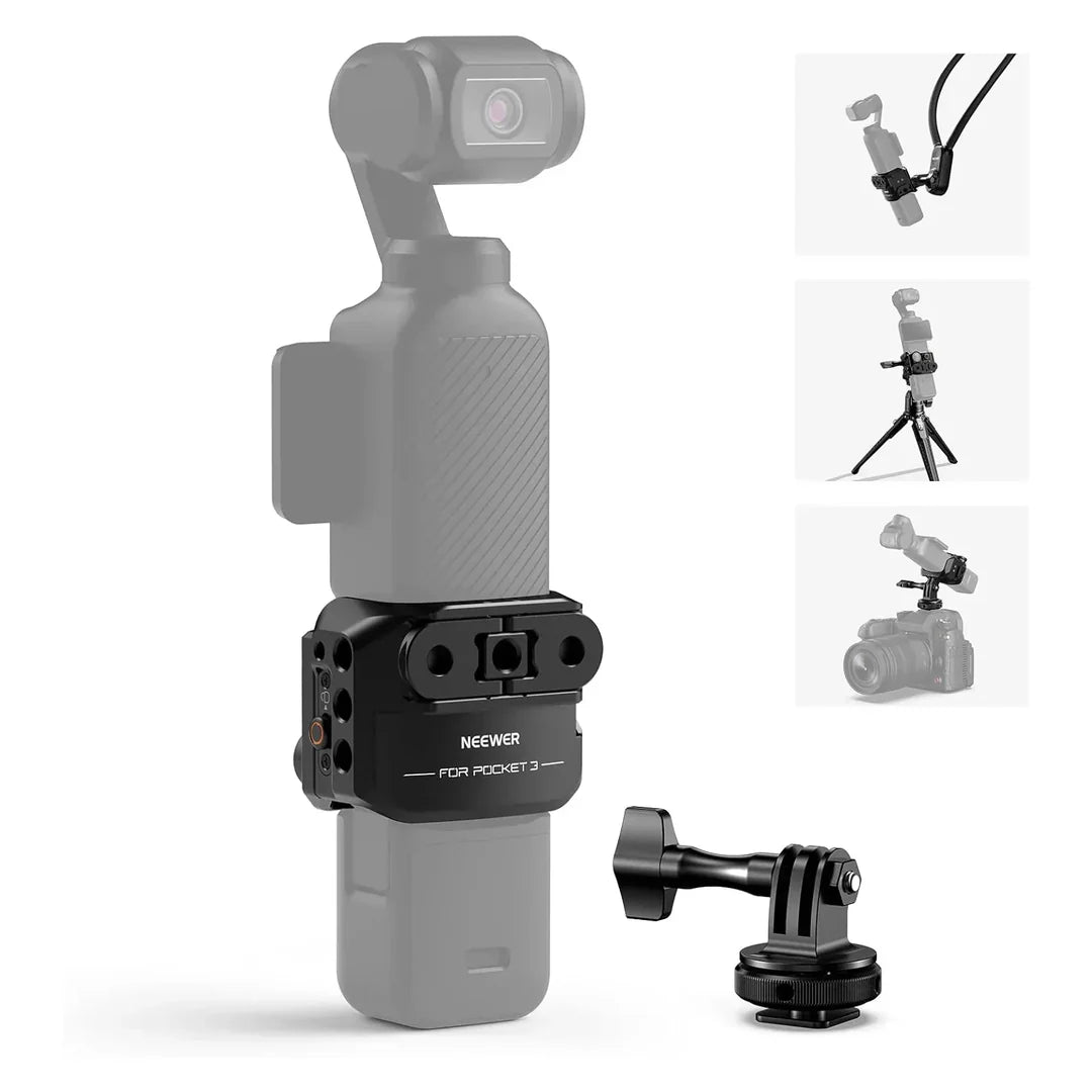 NEEWER AC009 PRO METAL CAGE FOR DJI OSMO POCKET 3 & BRACKET