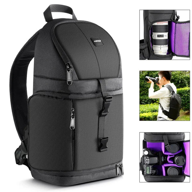 NEEWER NW-XJB02S SLING CAMERA BACKPACK BAG PURPLE