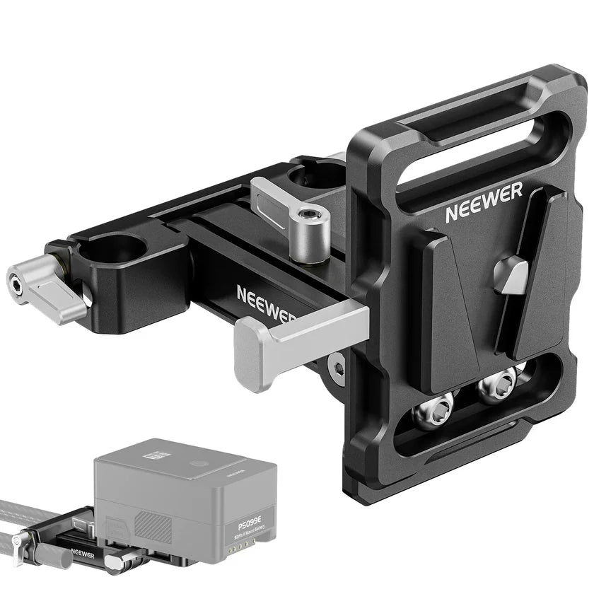 NEEWER PS007 V MOUNT V LOCK BATTERY PLATE FOR 15MM RODS