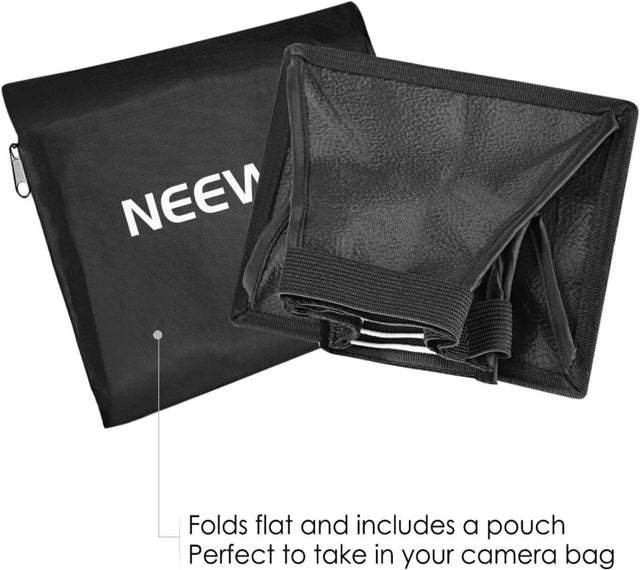 NEEWER SOFTBOX AND FLASH DIFFUSER SILVER/WHITE REF